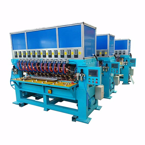 超市貨架加強筋多頭點焊機